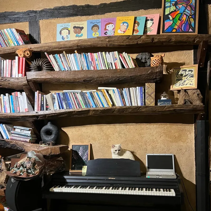Three Essentials: Books, Coffee, and Cats